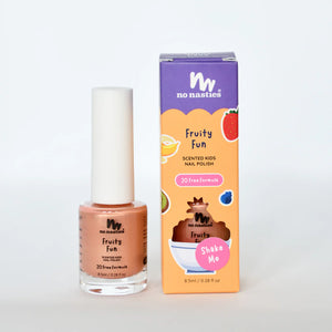 Fruity Fun peach coloured kids nail polish