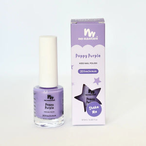 purple non toxic kids nail polish with box